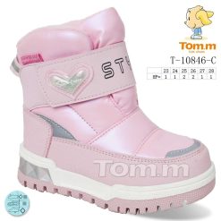 Buty Śniegowe dziecięce 1026-3864-T-10846-C (8par／23-28) różowy