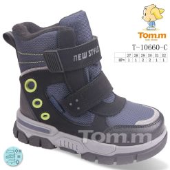 Buty Śniegowe dziecięce 1026-3885-T-10660-C (8par／27-32) granatowy