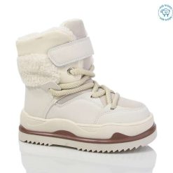 Buty Śniegowe dziecięce 1026-3933-T-11452-D (8par／32-37) kremowy