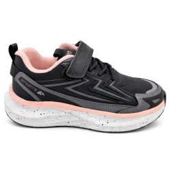 Buty Sportowe Rzepy dziecięce 1026-3046-F-65122-K (8par／32-37) czarno-różowy