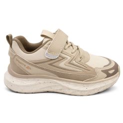 Buty Sportowe Rzepy dziecięce 1026-3047-F-65122-H (8par／32-37) beżowy