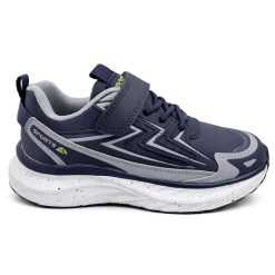 Buty Sportowe Rzepy dziecięce 1026-3048-F-65122-F (8par／32-37) granatowy