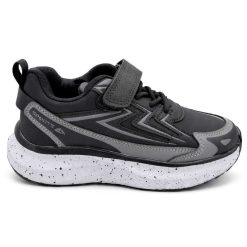 Buty Sportowe Rzepy dziecięce 1026-3050-F-65122-A (8par／32-37) czarno-szary