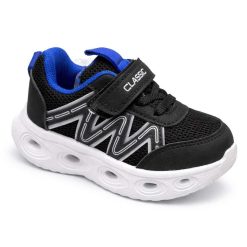 Buty Sportowe Rzepy dziecięce 1026-3060-T-60052-D (8par／21-26) czarno-niebieski
