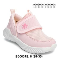 Buty Sportowe Rzepy dziecięce 1026-3098-A-B60037-E (8par／28-35) różowy