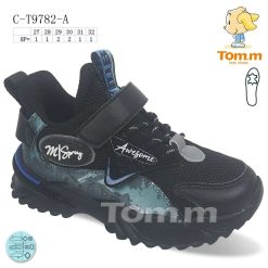 Buty Sportowe Rzepy dziecięce 1026-3300-C-T9782-A (8par／27-32) czarny
