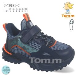 Buty Sportowe Rzepy dziecięce 1026-3301-C-T9781-C (8par／27-32) granatowy