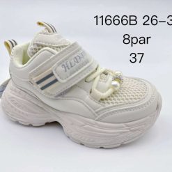 Buty Sportowe Rzepy dziecięce 1026-3314-11666B (8par／26-31) kremowy