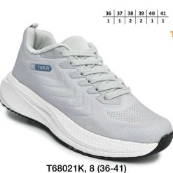 Buty Sportowe dziecięce 1026-3099-T-68021-K (8par／36-41) szary