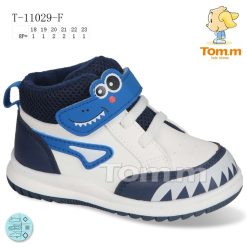 Buty Sportowe dziecięce 1026-3513-T-11029-F (8par／18-23) biało-niebieski