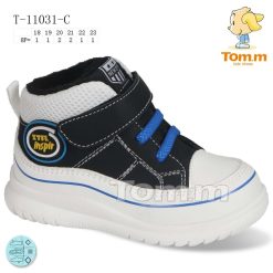 Buty Sportowe dziecięce 1026-3521-T-11031-C (8par／18-23) czarno-biały