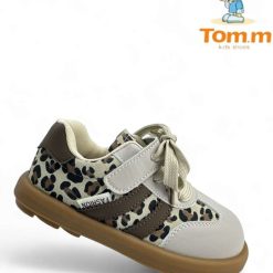 Buty Sportowe dziecięce 1026-3530-11799H (12par／28-33) kremowy w panterkę