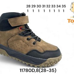 Buty Sportowe dziecięce 1026-3642-11780D (8par／28-35) brązowo-granatowy