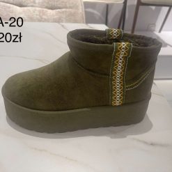 Buty śniegowe damskie 1026-1777-A-20 (12par 36-41) oliwkowy