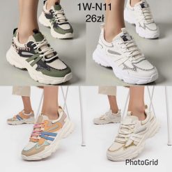Buty sportowe damskie Kolor do wyboru 1026-1353-1W-N11 (12par 36-41)
