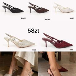 Czółenka damskie 1026-16-BYC2022 Na zamówienie kolor do wyboru (12par size 36-41)