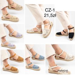 Espadryle damskie Kolor do wyboru 1026-1454-CZ-1 (12par 36-41)
