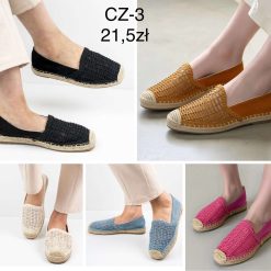 Espadryle damskie Kolor do wyboru 1026-1456-CZ-3 (12par 36-41)
