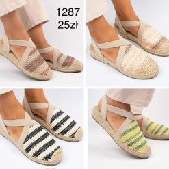 Espadryle damskie Kolor do wyboru 1026-1532-1287 (12par 36-41)
