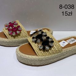 Klapki damskie 1026-1586-8-038 (12par 36-41)