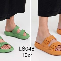 Klapki damskie Kolor do wyboru 1026-1404-LS048 (12par 36-41)