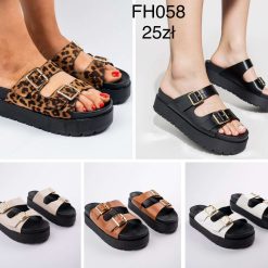 Klapki damskie Kolor do wyboru 1026-1470-FH058 (12par 36-41)
