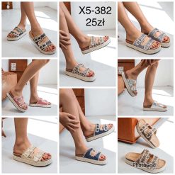 Klapki damskie Kolor do wyboru 1026-1475-X5-382 (12par 36-41)