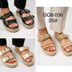 Klapki damskie Kolor do wyboru 1026-1480-GQ8-036 (12par 36-41)