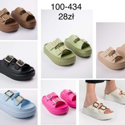 Klapki damskie Kolor do wyboru 1026-1525-100-434 (12par 36-41)