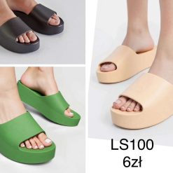 Klapki damskie Kolor do wyboru 1026-1629-LS100 (12par 36-41)