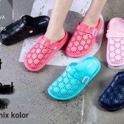 Klapki kroksy damskie Mix kolor 1026-1627 (36par 36-41)