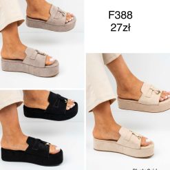 Klapki na koturnie damskie Kolor do wyboru 1026-1460-F388 (12par 36-41)