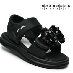 Sandały dziecięce 1026-2884-A-B60100-H (8par／28-35) czarny