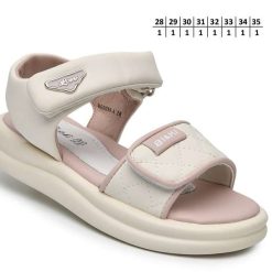 Sandały dziecięce 1026-2889-A-B60099-A (8par／28-35) kremowo-różowy