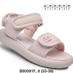 Sandały dziecięce 1026-2897-A-B60091-F (8par／33-38) różowy