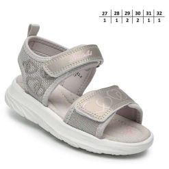 Sandały dziecięce 1026-2902-A-B60083-F (8par／27-32) srebrny