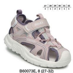 Sandały dziecięce 1026-2913-A-B60073-E (8par／27-32) szaro-fioletowy