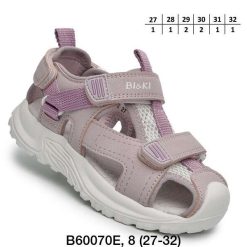 Sandały dziecięce 1026-2916-A-B60070-E (8par／27-32) liliowy