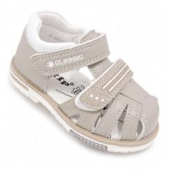 Sandały dziecięce 1026-2940-F-65115-D (8par／21-26) kremowy