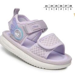 Sandały dziecięce 1026-3036-T-65067-D (8par／23-28) fioletowy