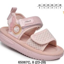 Sandały dziecięce 1026-3037-T-65067-C (8par／23-28) różowy