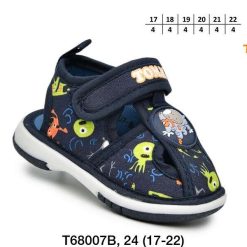 Sandały dziecięce 1026-3078-T-68007-B (24par／17-22) granatowy