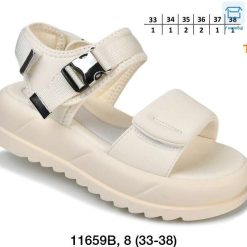 Sandały dziecięce 1026-3346-11659B (8par／33-38) kremowy