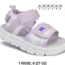 Sandały dziecięce 1026-3369-11603D (8par／27-32) fioletowy