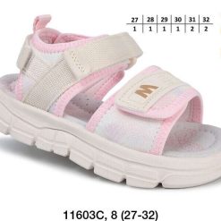 Sandały dziecięce 1026-3370-11603C (8par／27-32) różowy