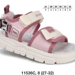 Sandały dziecięce 1026-3375-11536C (8par／27-32) różowy