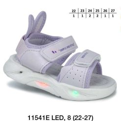 Sandały dziecięce 1026-3383-11542E (8par／22-27) fioletowy