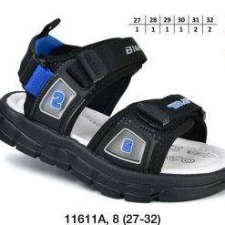Sandały dziecięce 1026-3438-11611A (8par／27-32) czarny