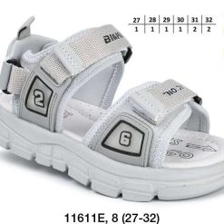 Sandały dziecięce 1026-3442-11611E (8par／27-32) szary