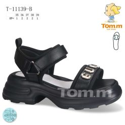 Sandały dziecięce 1026-3454-T-11139-B (8par／35-39) czarny
